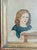 19th Century American Folk Art Portrait Painting of a Girl With a Book, Boston For Sale In New York - Image 6 of 16