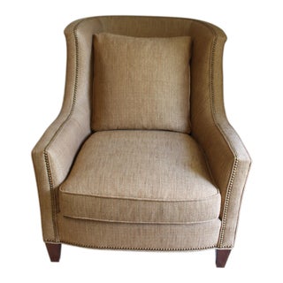 Harden Furniture Brown Lounge Chair For Sale