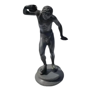 Italian Grand Tour Bronze Sculpture of the Dancing Satyr With Cymbals