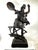Bronze Early 20th Century Pair of Bronzed Finish Spelter Figures of Gallic Warriors For Sale - Image 8 of 18