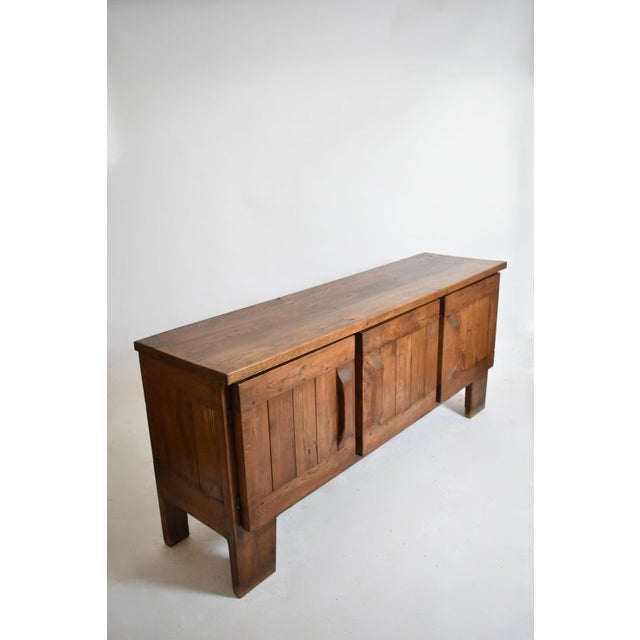 Brutalist Vintage Brutalist Oak Sideboard, 1950s For Sale - Image 3 of 5