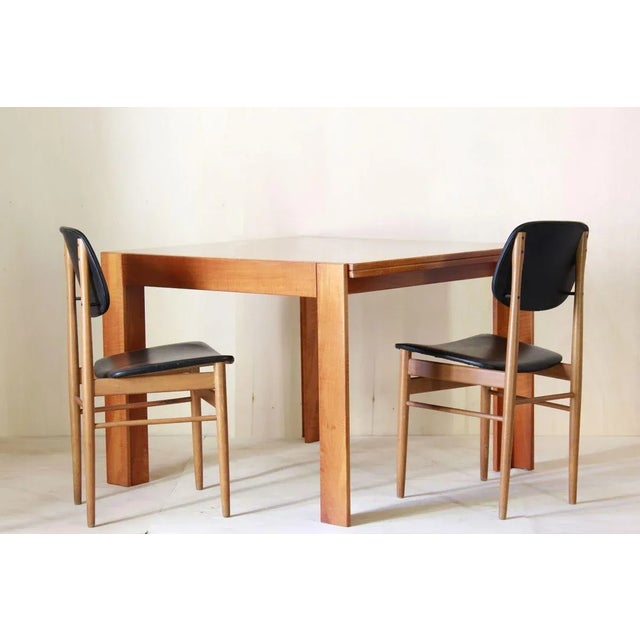 A rare and elegant 1970s dining table, designed by Afra & Tobia Scarpa for Cassina, one of Italy’s most renowned furniture...