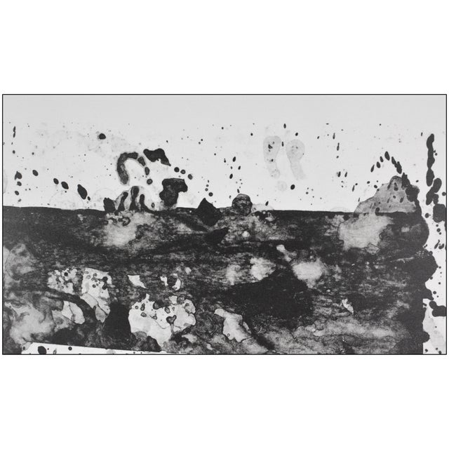 Sam Francis Late 20th Century Untitled l.179; Sf 199 Abstract Black Lithograph Sam Francis For Sale - Image 4 of 7
