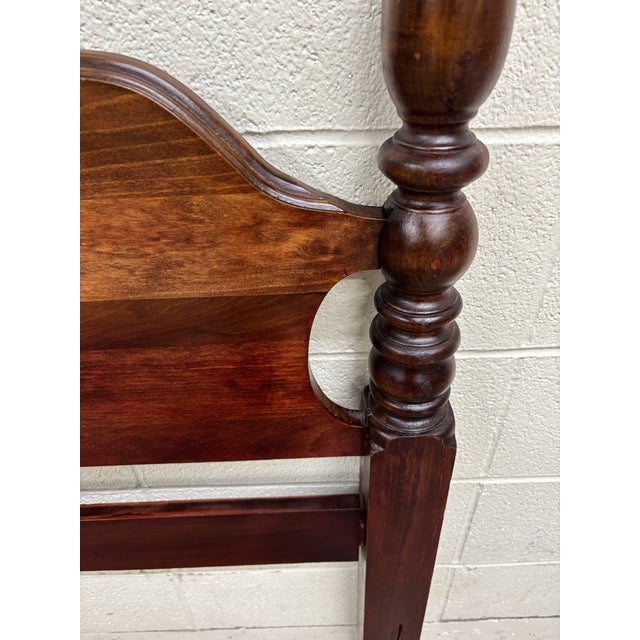 Vintage Full Size Traditional Poster Headboard For Sale - Image 4 of 11