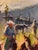 On the Mountain by Ken Valastro | Oil Painting of cowboys on horseback in a mountainous landscape For Sale - Image 4 of 4