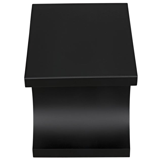 Black NOIR Alec Side Table in Black Metal For Sale - Image 8 of 12