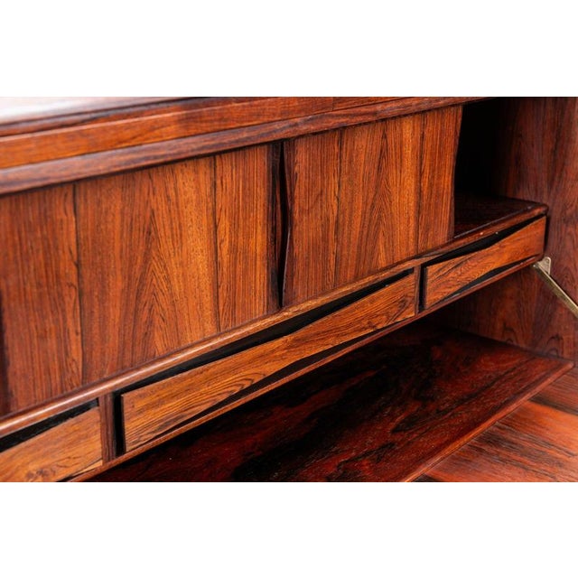 Secretaire in Santos Rosewood by Erling Torvits for Klim Mobelfabrik, Denmark, 1960 For Sale - Image 13 of 18
