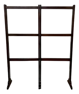 Edwardian Mahogany Folding Clothes Airer, 1900s