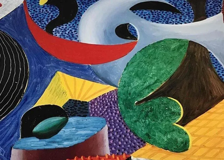David Hockney “The Seventeenth v.n. Painting” Moma Uk Poster 1994