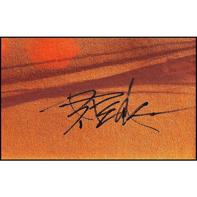 Modern Mid 20th Century Hall of Famer Frank Gifford, Bob Peak For Sale - Image 3 of 4