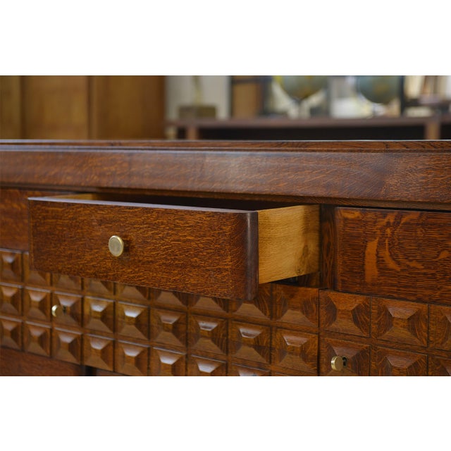 1940s Brutalist Buffet attributed to Charles Dudouyt, 1940s For Sale - Image 5 of 11