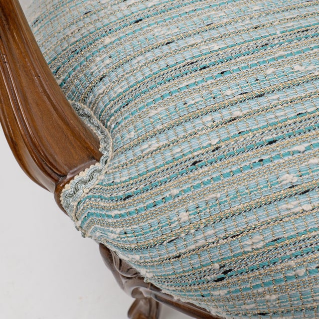 French Louis Philippe Style Armchairs, 1850s, Set of 2 For Sale - Image 10 of 11