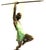 A very well cast sculpture of a Female Athlete in full action pose. Title is (Amazone Au Javelot ) in French. The Amazon...