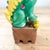 1940s Antique Famille Verte Style Ceramic Foo Dog Pair: Green, Yellow and Brown Glazed Asian Figurines For Sale - Image 5 of 11