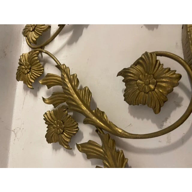 Large Gold Gilded Mirror For Sale - Image 4 of 13