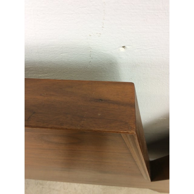 Wood Mid Century Modern Full Sized Headboard by Albert Parvin for American of Martinsville For Sale - Image 7 of 12