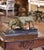 19th C. French Bronze Hunting Dogs Sculpture on Marble Base Signed C. Masson For Sale - Image 9 of 11