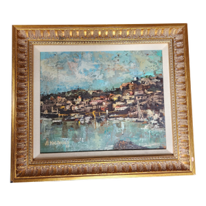 Vintage Impasto Painting by Mac Donald