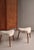 Scandinavian Modern Stools in Oakwood & Sheepskin, Denmark, 1950s, Set of 2 For Sale - Image 6 of 13