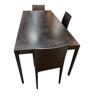 Crassevig Espresso Dining Set of 5 For Sale