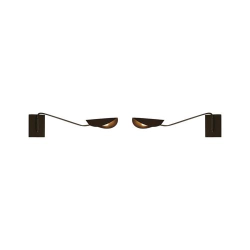 Small Plume Wall Lamp in Black Lacquered Metal by Christophe Pillet for Oluce For Sale - Image 10 of 14