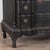 Rococo Late 18th Century Black Rococo Oak Chest of Five Drawers, Denmark For Sale - Image 3 of 13