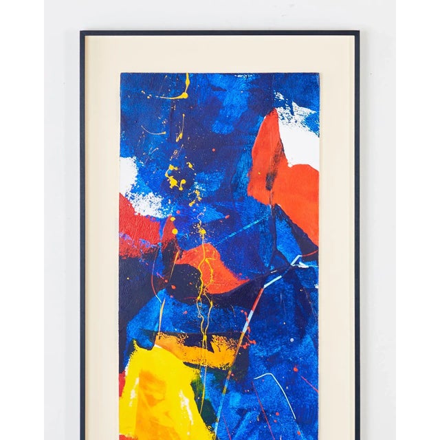 1990s Marguerite Saegesser Abstract Painting For Sale In Sacramento - Image 6 of 13