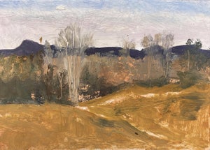 Pike's Peak, Colorado by Timothy J. Standring | Oil on gesso board Landscape of Pike's Peak area.