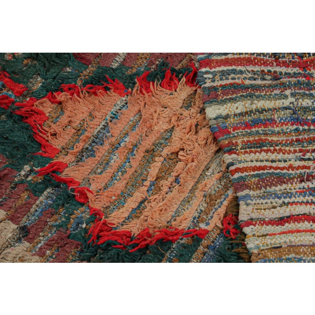1950s Vintage Azilal Moroccan Runner Rug With Diamond Patterns From Rug & Kilim For Sale In New York - Image 6 of 6