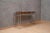 Brown Chrome and Wood Console Table by Aldo Tura, 1970s For Sale - Image 8 of 13