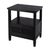 Flagstaff 25 in. W Rectangular Cane 1 Drawer Nightstand with Top Open Shelf, Black Cane For Sale - Image 9 of 9