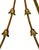 Vintage Large Gilt Tole French Neoclassical Bow & Ribbon Bellflower Swag Double Candle Sconce / Holder For Sale In Dallas - Image 6 of 7