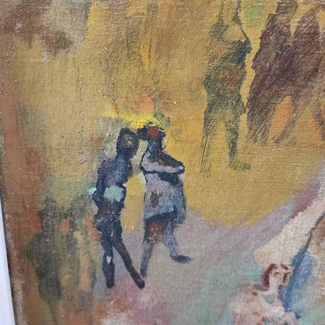 Mino Maccari, Il Girotondo, 1946, Oil Painting on Canvas, Framed, 1980s, Oil on Canvas For Sale - Image 11 of 18