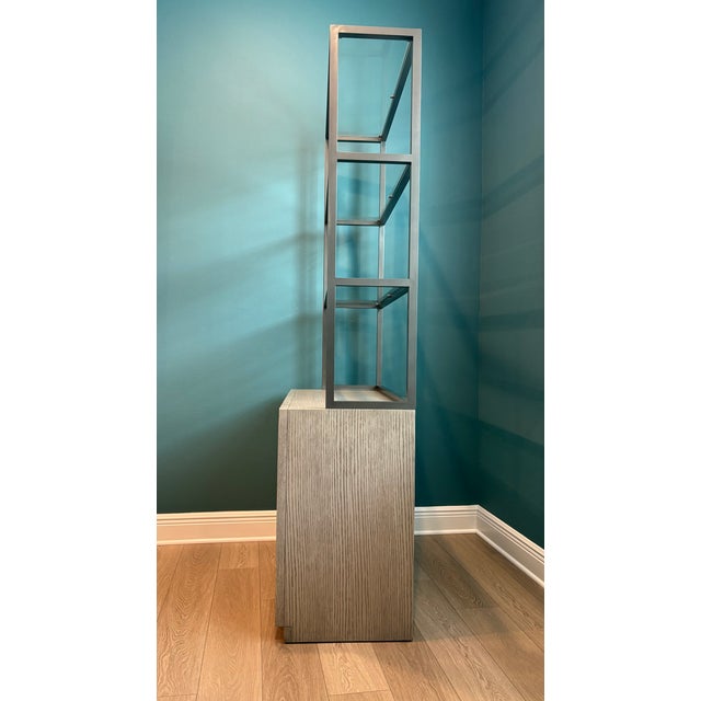 Ethan Allen Faraday Classic Three-Drawer Cabinet With Hutch For Sale In Tampa - Image 6 of 14