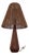 Mid-Century Teak and Sisal Table Lamp, Denmark, 1950s For Sale