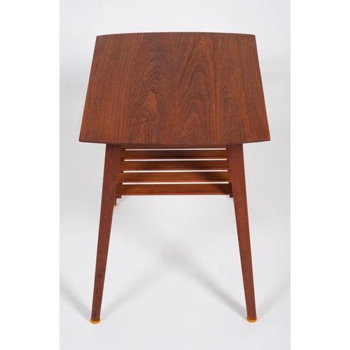 Vintage Danish Side Table in Teak, 1960s For Sale - Image 9 of 11