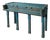 Indian Carved Console Table in Turquoise Blue For Sale