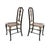 Antique Lacquered Chinoiserie Side Chairs, 1900, Set of 2 For Sale - Image 3 of 12