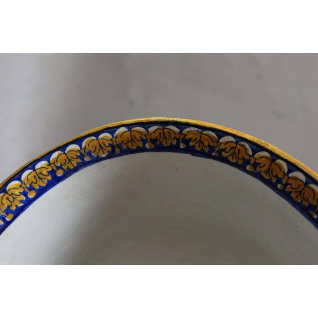 Table Planter from Gien, 1890s For Sale - Image 9 of 10