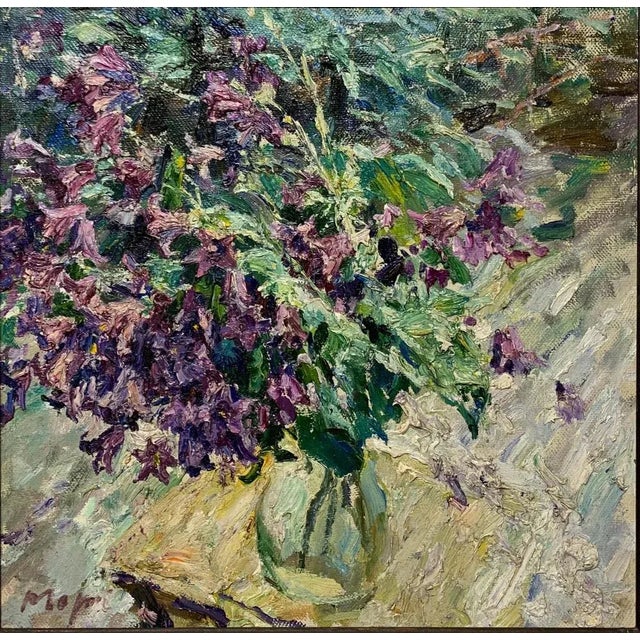 Flowers, violet georgij moroz (dneprodzerzinsk, ucraina, 1937 - st. Petersburg, 2015) 1937: he was born in...