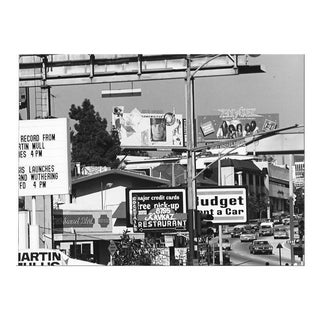 1977 Sunset Boulevard West Hollywood Photograph by Don Ware For Sale