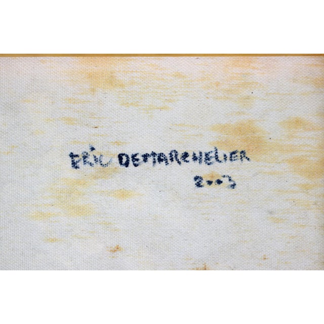 Abstract Oil on Canvas by Eric Demarchelier 2003 For Sale - Image 4 of 8