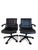 Vintage Sapper Office Chairs in Black Leather on Glides by Richard Sapper for Knoll, 1979, Set of 2 For Sale - Image 12 of 14