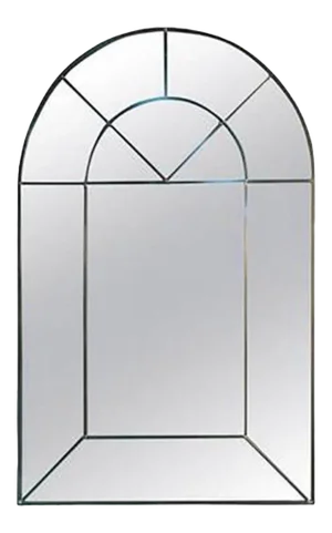 1970s Carol Canner for Carvers Guild Colonial Arch Design Wall Mount Mirror
