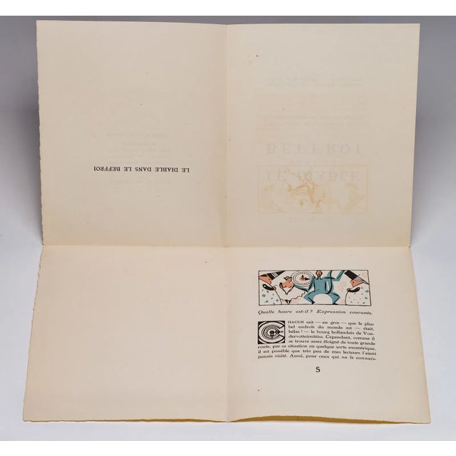 1927 Edgar Allan Poe “Le Diable Dans Le Beffroi” Jacques Maret Illustrated Limited Edition For Sale - Image 4 of 8