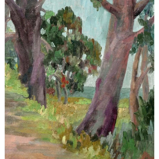 1980s Vintage Coastal Pathway - Horizontal Landscape For Sale - Image 5 of 6