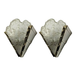 French Art Deco Wall Sconces signed by Muller Ferers - a Pair For Sale