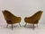 Goldenrod Small Italian Armchairs, 1950s, Set of 2 For Sale - Image 8 of 14