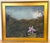 Folk Art After Martin Johnson Heade: Tropical Orchid, South American Landscape For Sale - Image 3 of 12
