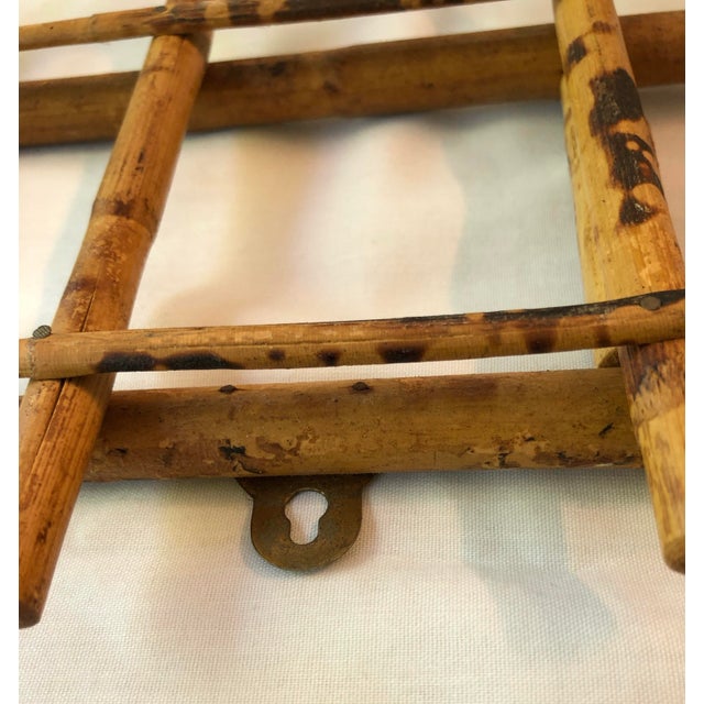 Vintage Tortoise Shell Bamboo Hat Rack Chairish